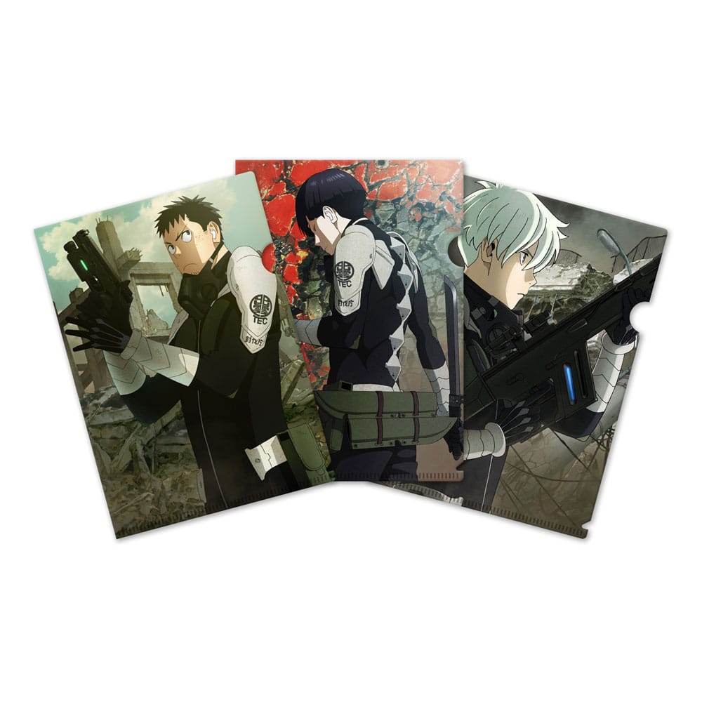 Kaiju No. 8 set 3 pochettes transparentes Season 2