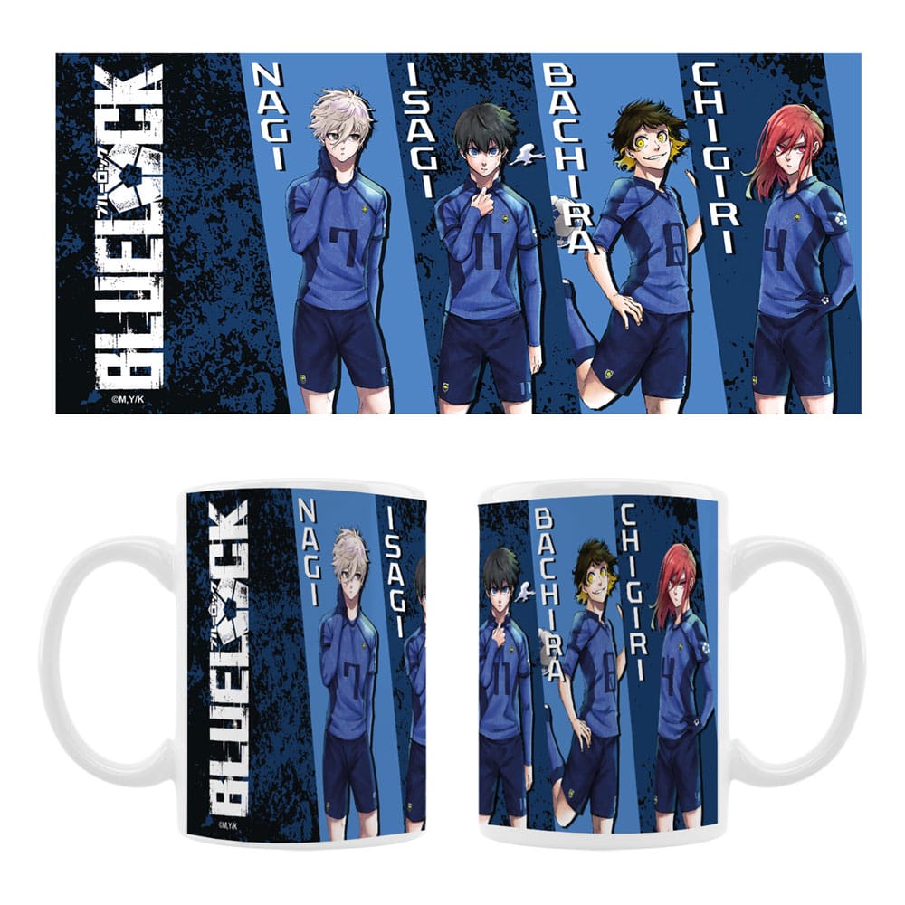 Blue Lock mug céramique Nagi, Isagi, Bachira & Chigiri