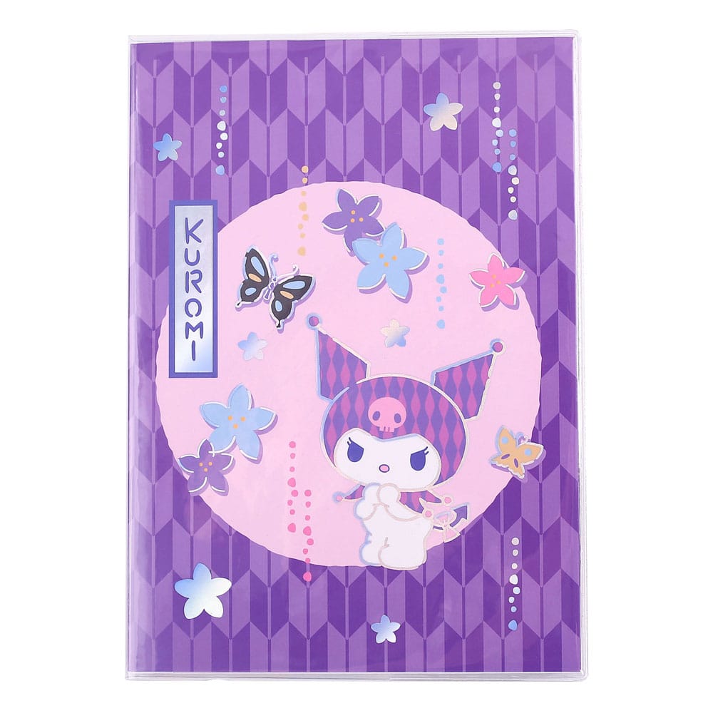 Sanrio carnet Kuromi Japanese Holographic Checkered