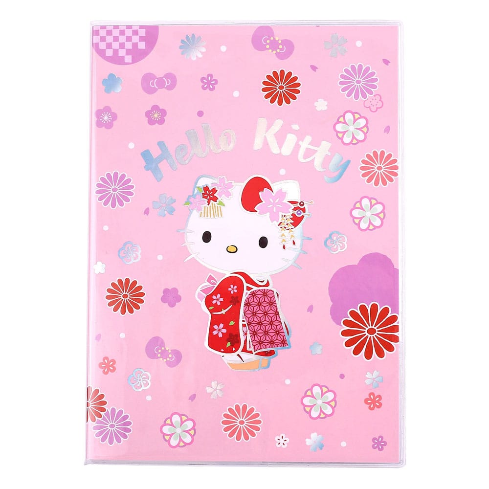 Sanrio carnet Hello Kitty Kimono Holographic Checkered