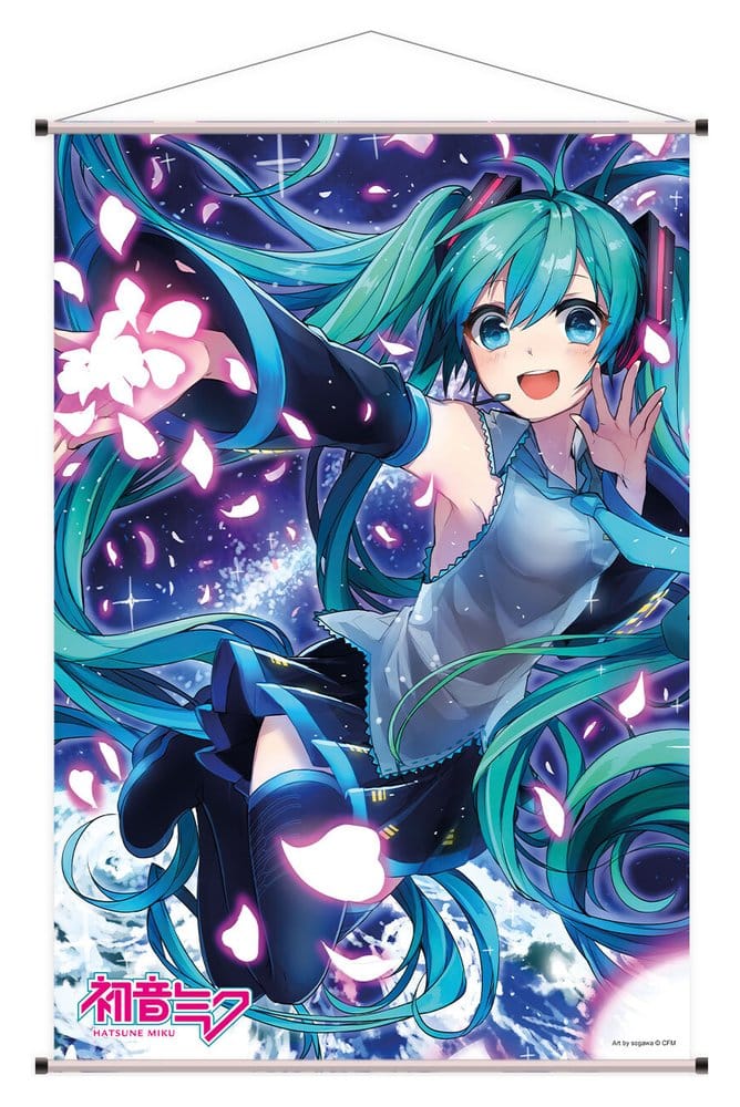 Hatsune Miku wallscroll 07 Flower 60 x 90 cm
