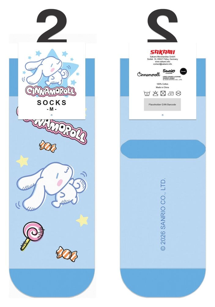 Sanrio chaussettes Cinnamoroll Dance Off Short 36-40