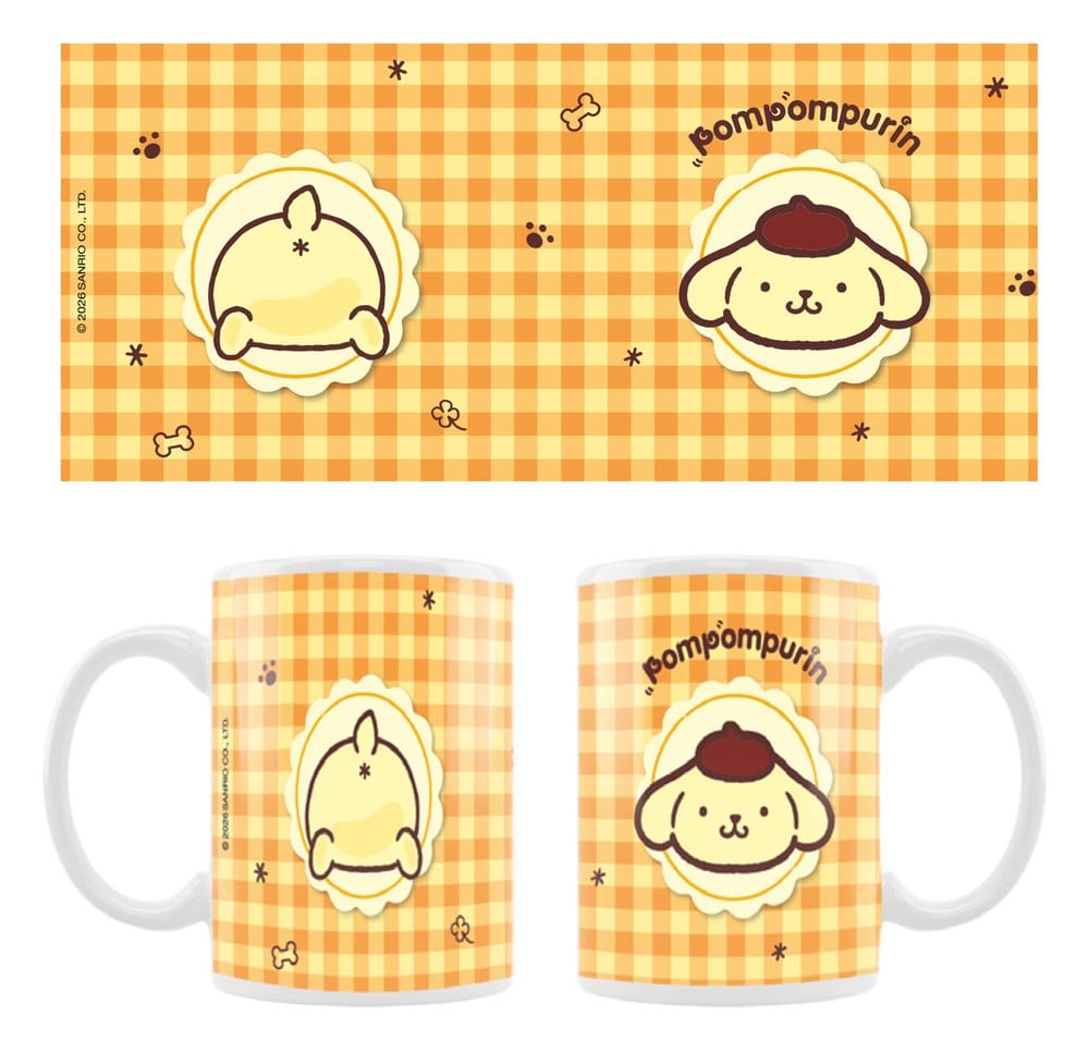 Sanrio mug Pompompurin Squishy Cute Purin 01