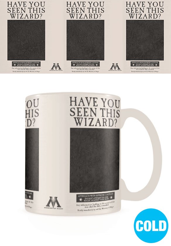 Harry Potter mug effet thermique Wanted Sirius Black