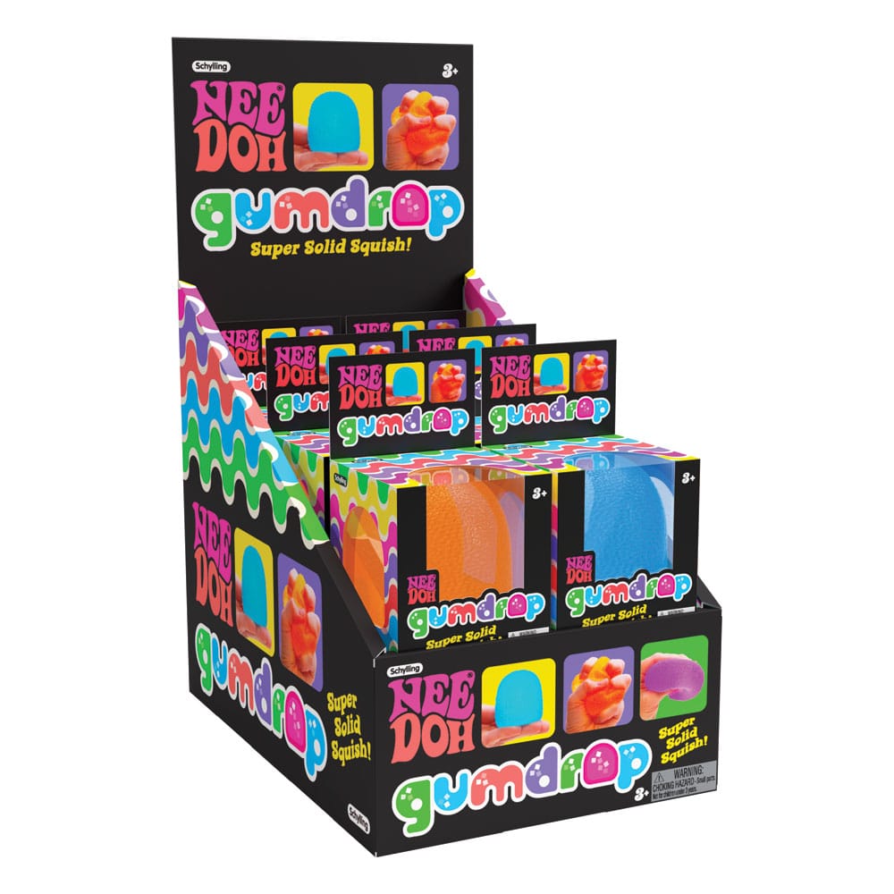 NeeDoh présentoir figurines anti-stress Gumdrop (12)