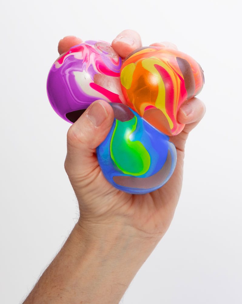 NeeDoh présentoir figurines anti-stress Marbleez Ball 7 cm (6)