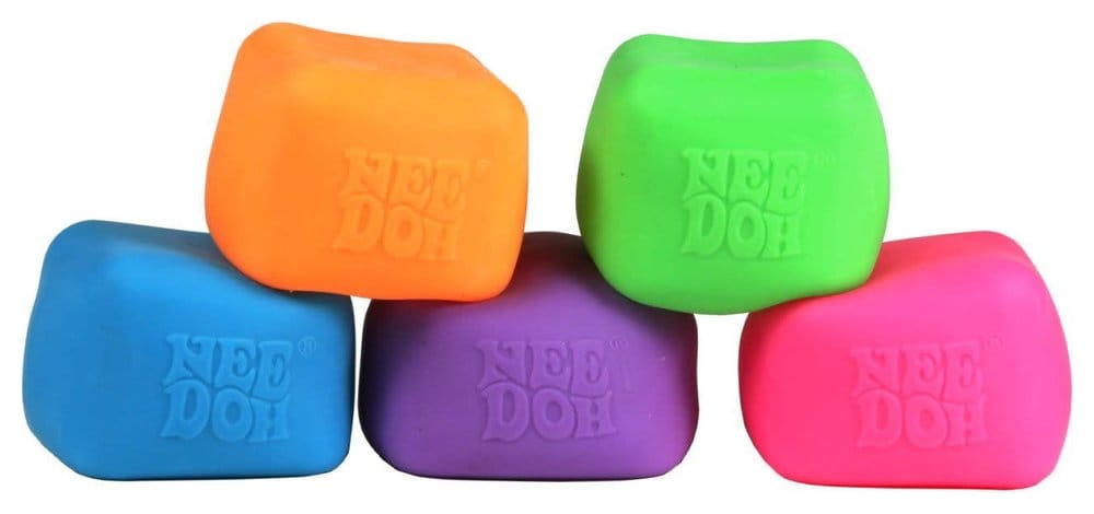 NeeDoh assortiment balle anti-stress Nice Cube Glow (Glow in the Dark) 5 cm (12)