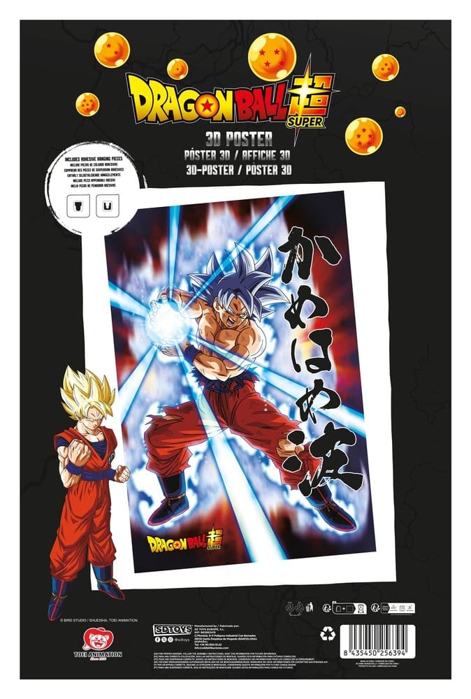 Dragon Ball Super 3D Affiche Survival Goku 38 x 58 cm