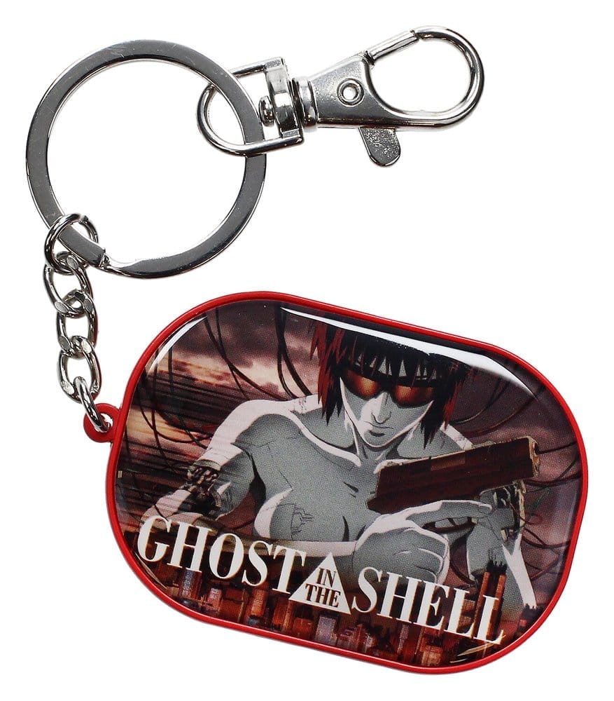 Ghost in the Shell Porte-clés en Métal Motoko Armée 14 cm