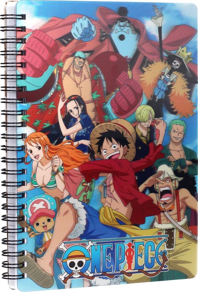 One Piece Carnet Effet 3D Group 5 21 x 15 cm