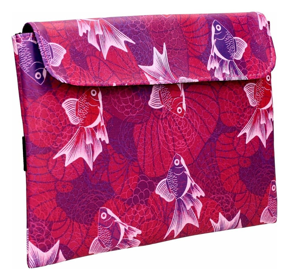 Uchiwa Couverture de Manga Étang à Poissons 24 cm