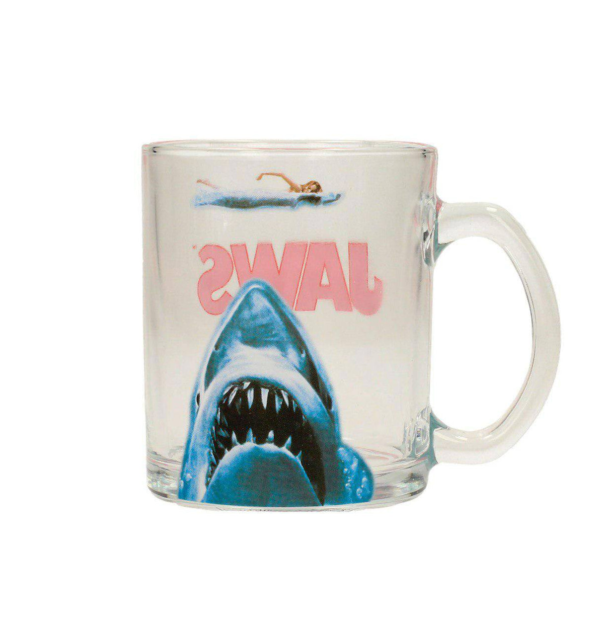 Les Dents de la mer tasse en verre Poster