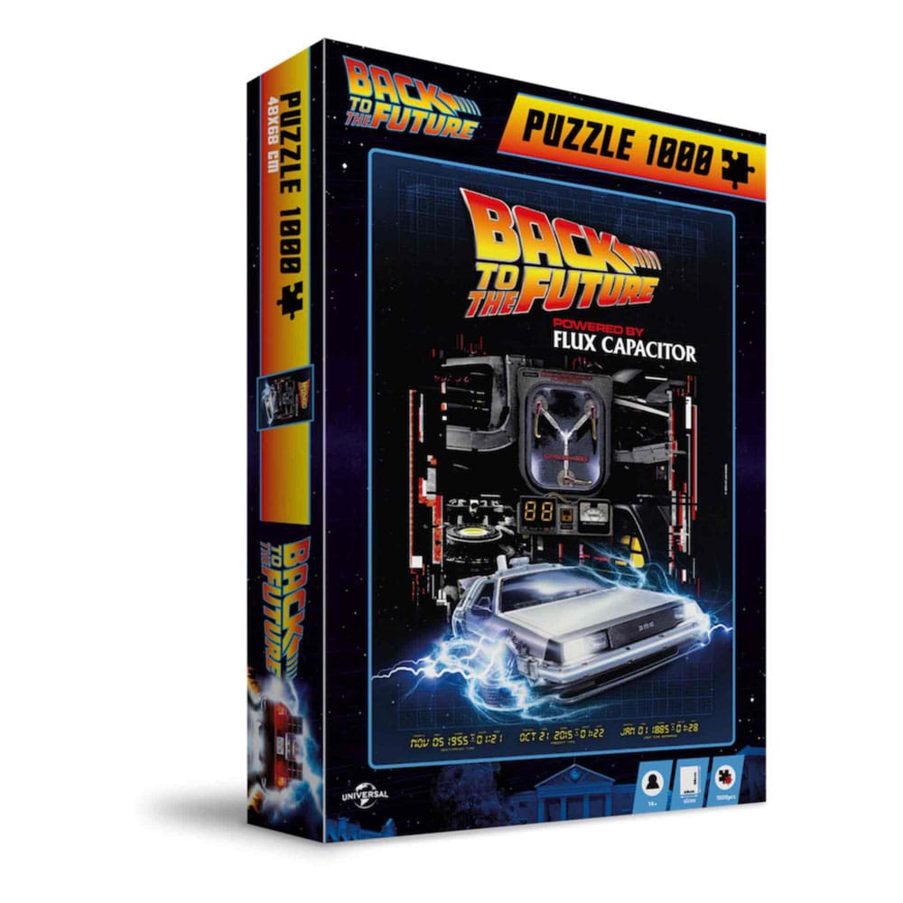 Retour vers le Futur puzzle 1000 pièces Powered by Flux Capacitor
