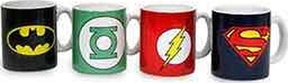 DC Comics mini tasses à café céramique Logos 8 cm Set (4)