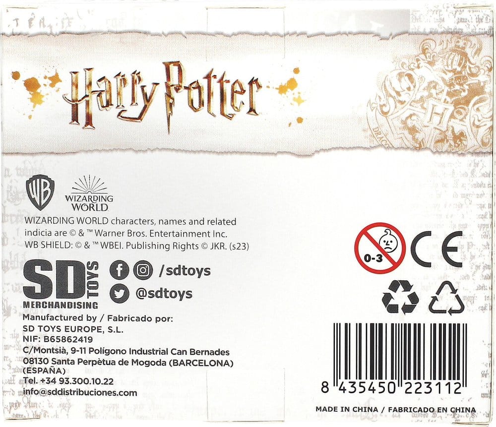 Harry Potter Mini Figurine en Caoutchouc Harry Potter avec Épée 8 cm