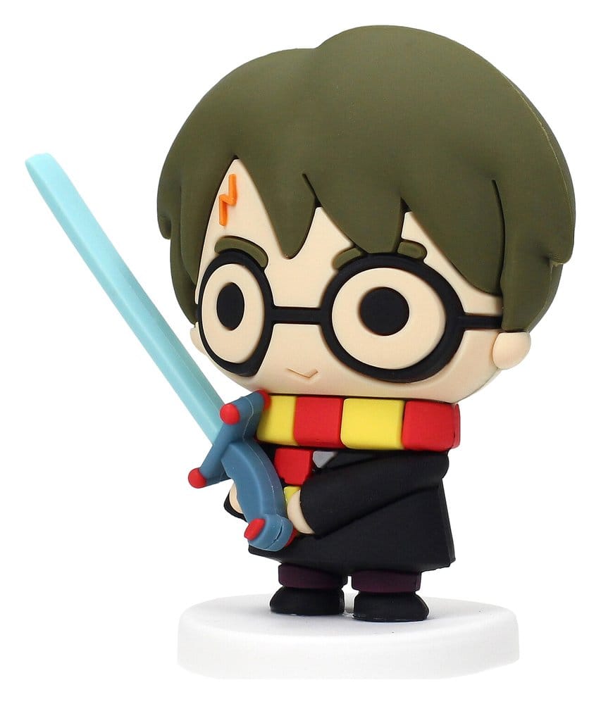Harry Potter Mini Figurine en Caoutchouc Harry Potter avec Épée 8 cm