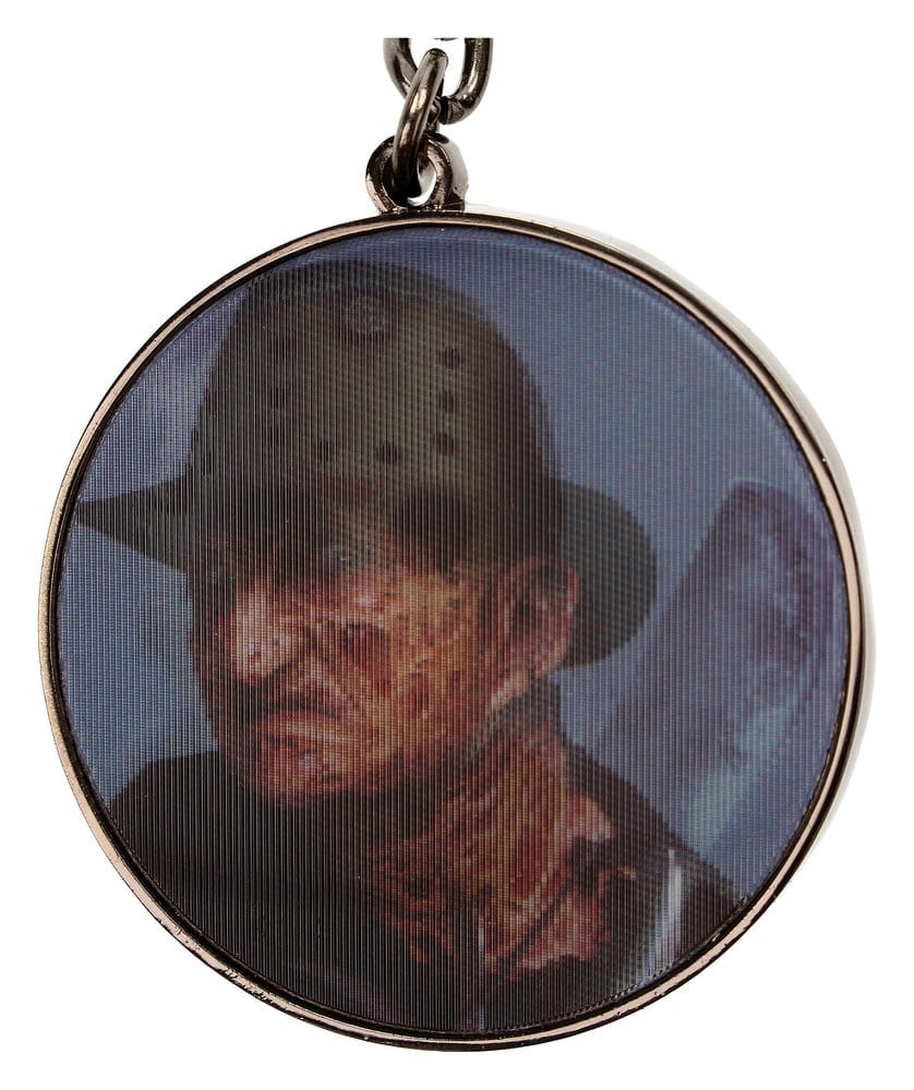 Freddy vs. Jason Porte-clés Lenticulaire 18 cm