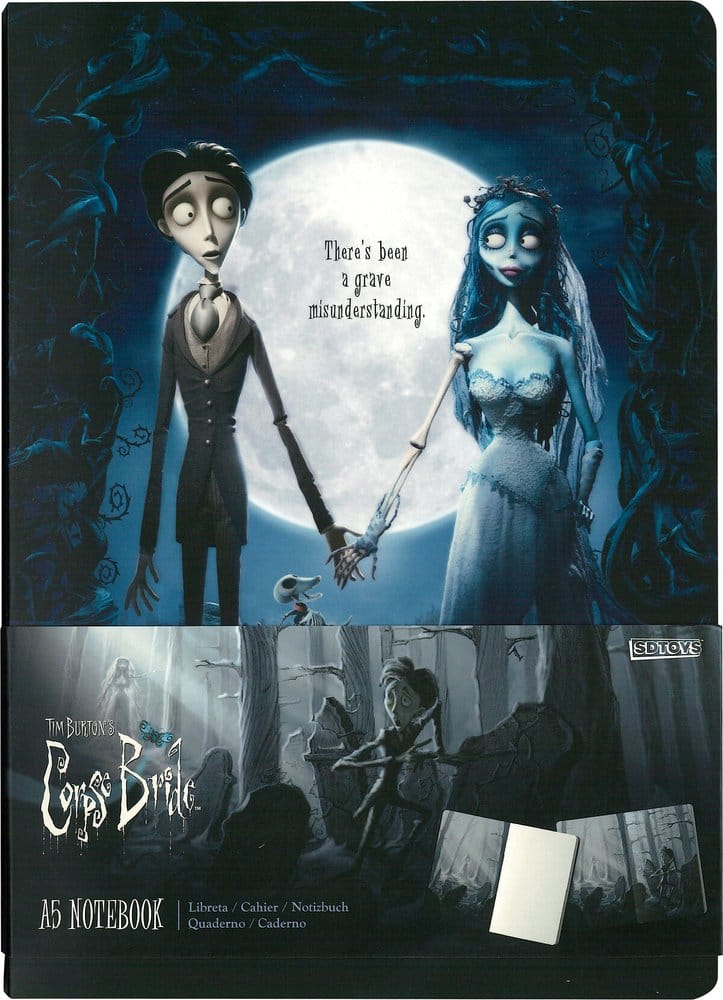 Corpse Bride carnet couverture souple Affiche du film 21 cm