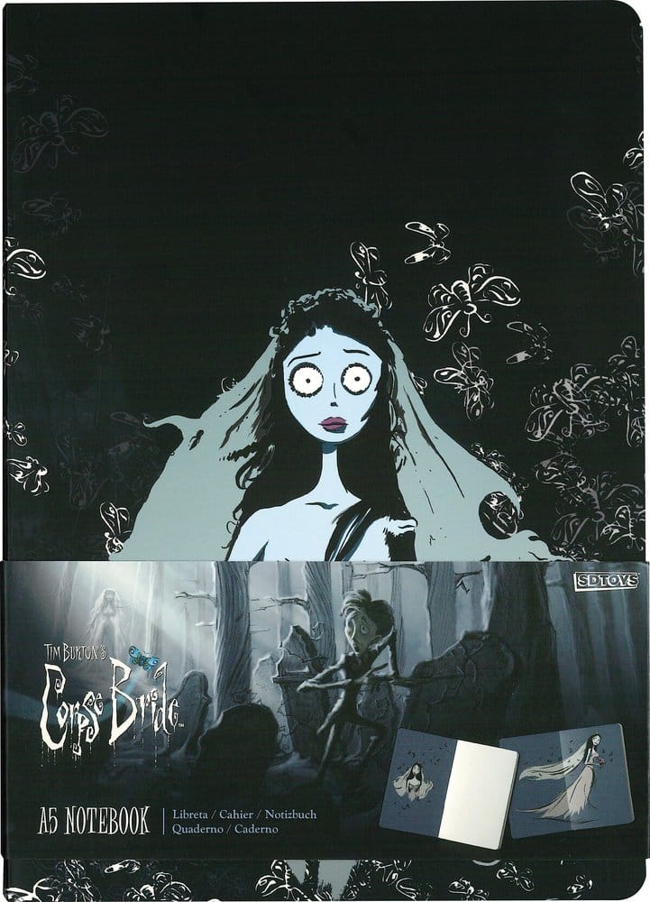 Corpse Bride carnet couverture souple Emily 21 cm