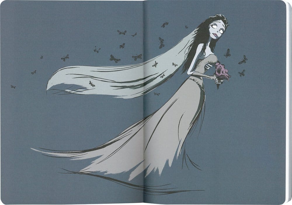 Corpse Bride carnet couverture souple Emily 21 cm