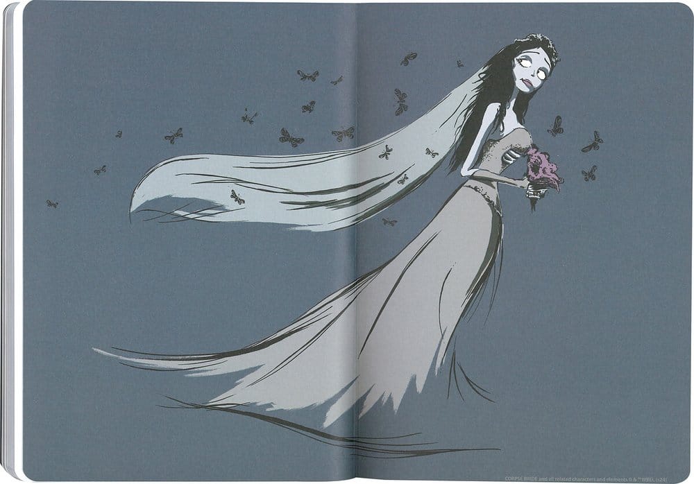 Corpse Bride carnet couverture souple Emily 21 cm