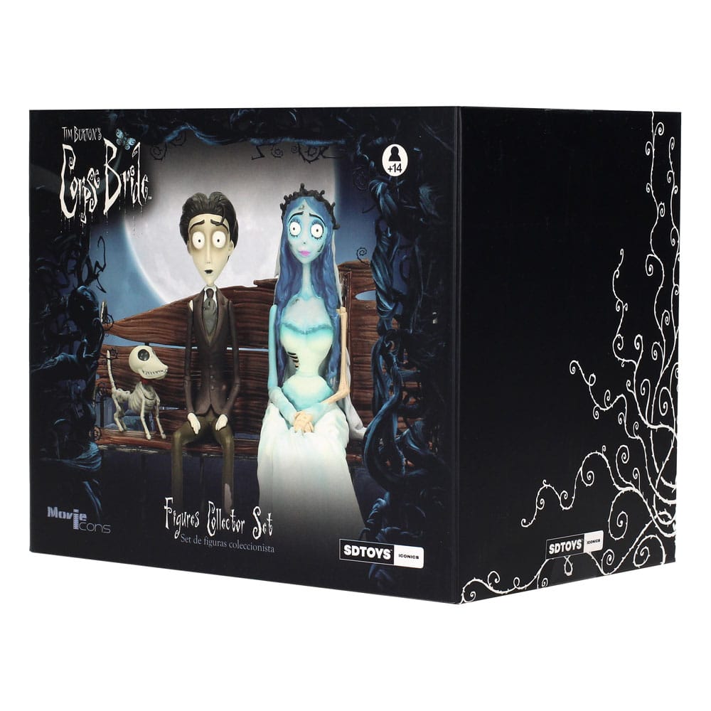 Les Noces funèbres pack figurine avec porte-clés Victor & Emily