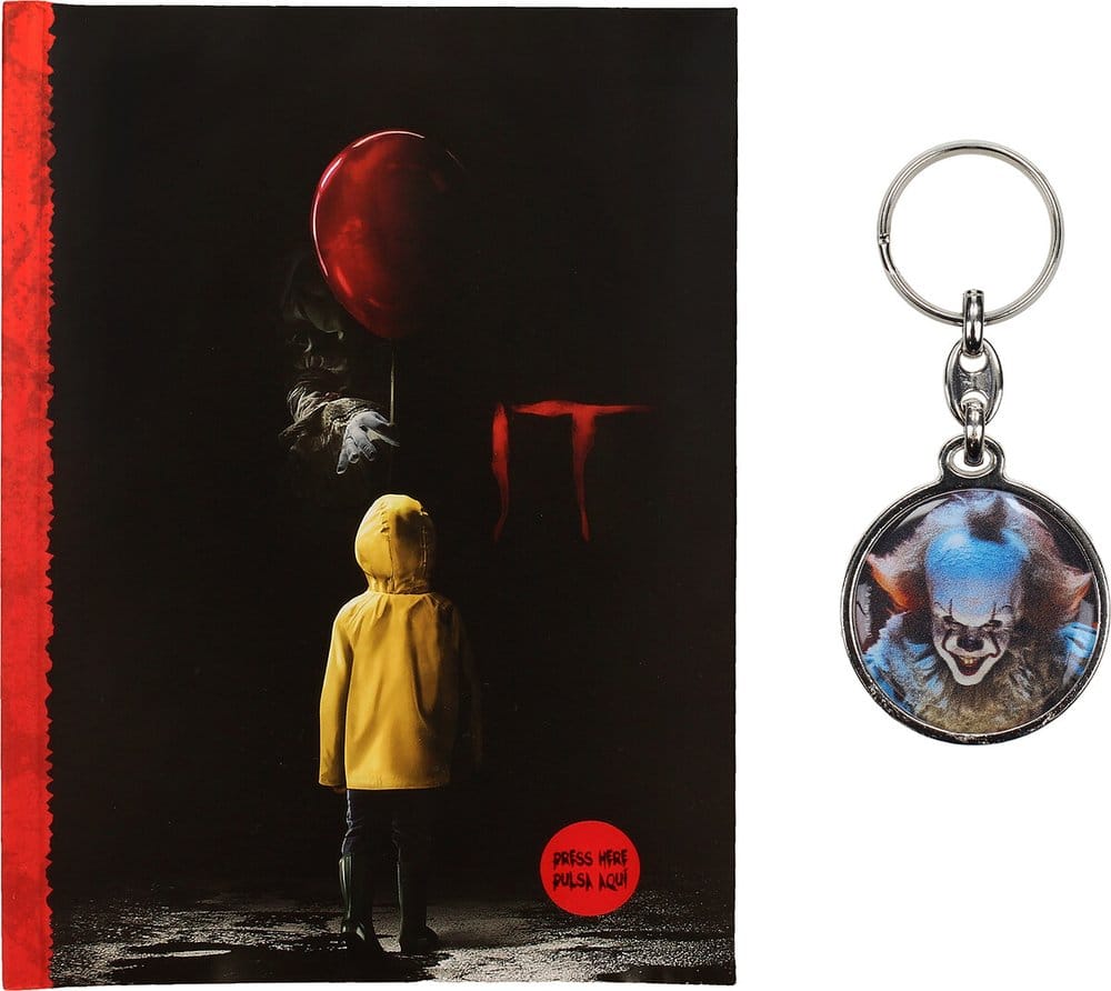 Ça Carnet Lumineux & Porte-clés en Métal Coffret Cadeau 21 cm