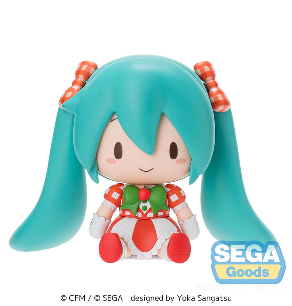 Character Vocal Series 01: Hatsune Miku figurine Fuwa Petit Chibi Hatsune Miku x Love and Berry Dress Up and Dance! Lovely Strawberry 8 cm