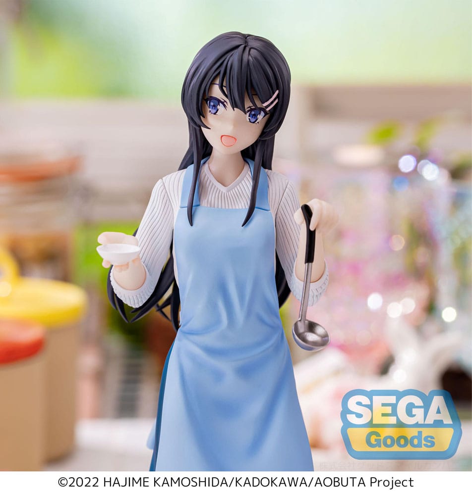 Rascal Does Not Dream of Bunny Girl Senpai statuette Luminasta PVC Mai Sakurajima Apron 14 cm