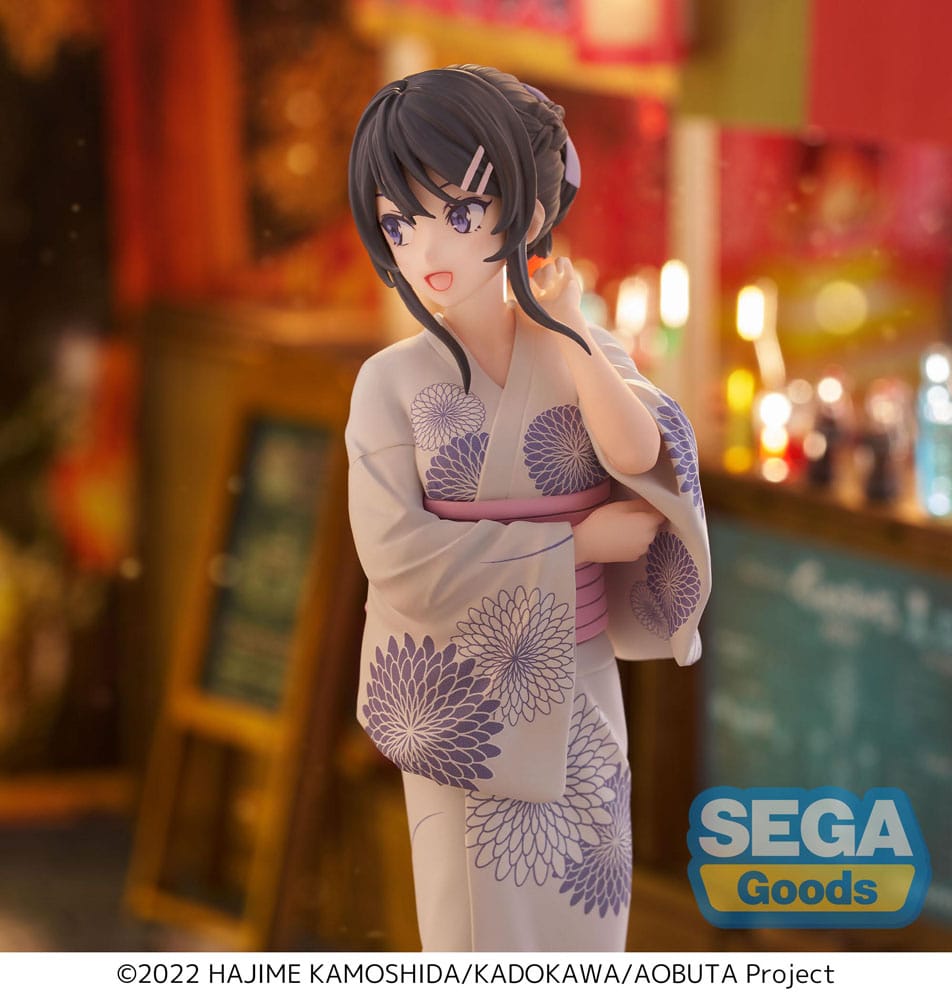 Rascal Does Not Dream of Bunny Girl Senpai statuette Luminasta PVC Mai Sakurajima Yukata 22 cm