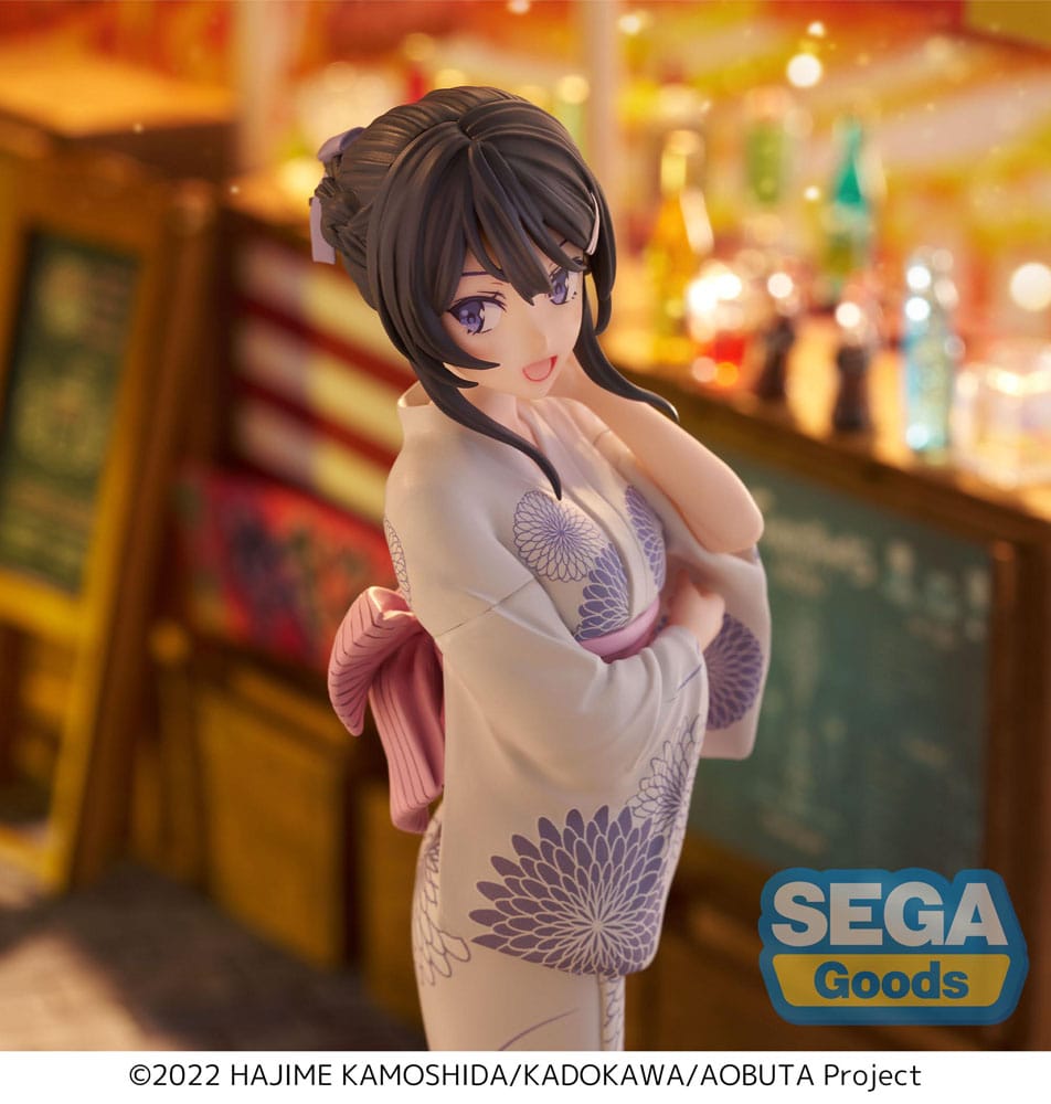 Rascal Does Not Dream of Bunny Girl Senpai statuette Luminasta PVC Mai Sakurajima Yukata 22 cm