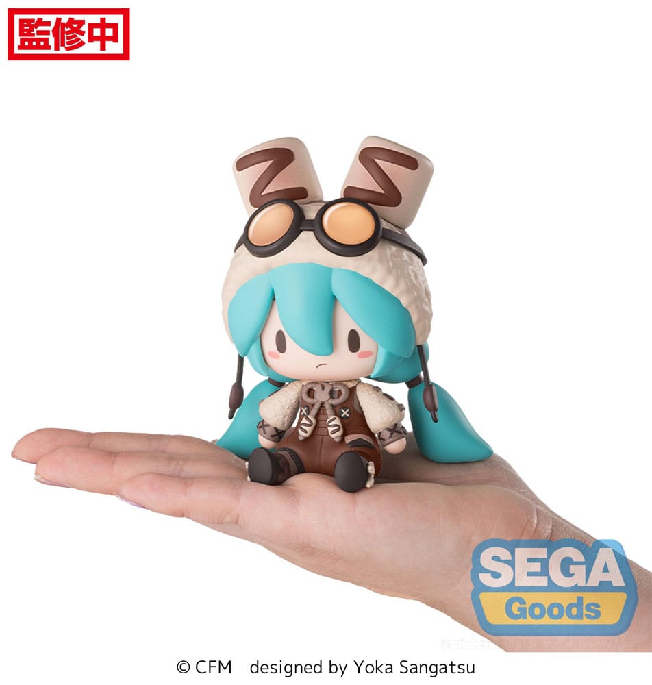 Character Vocal Series 01: Hatsune Miku figurine Fuwa Petit Chibi Hatsune Miku Marshmallow Hot Cocoa 10 cm