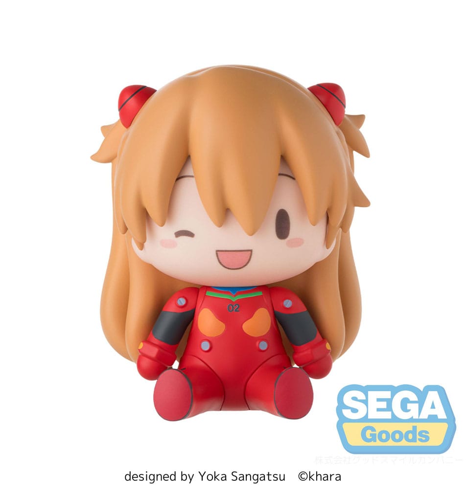 Evangelion: New Theatrical Edition figurine Fuwa Petit Chibi Asuka Plug Suit 8 cm