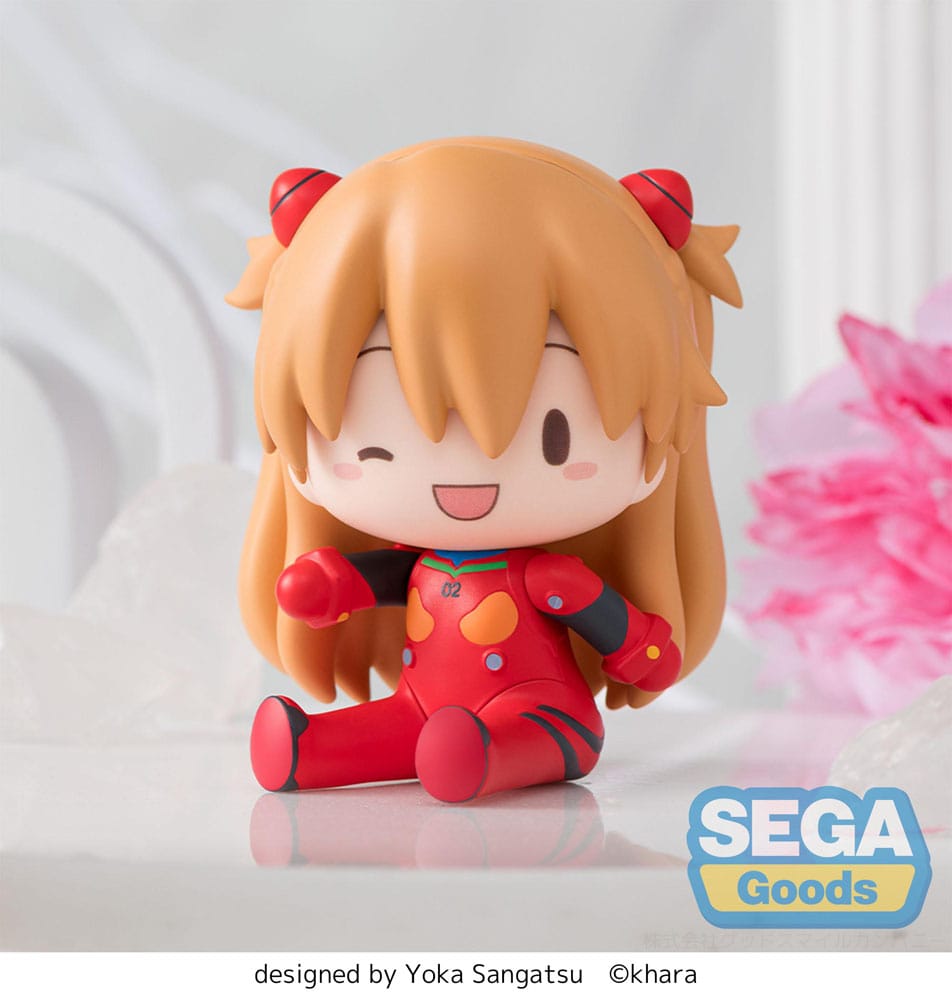 Evangelion: New Theatrical Edition figurine Fuwa Petit Chibi Asuka Plug Suit 8 cm