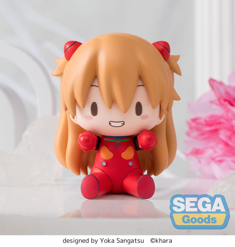 Evangelion: New Theatrical Edition figurine Fuwa Petit Chibi Asuka Plug Suit 8 cm
