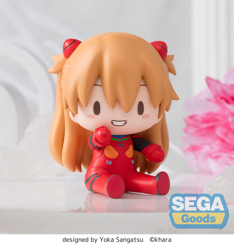 Evangelion: New Theatrical Edition figurine Fuwa Petit Chibi Asuka Plug Suit 8 cm