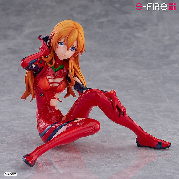 Rebuild of Evangelion statuette S-Fire PVC 1/7 Asuka Langley 12 cm