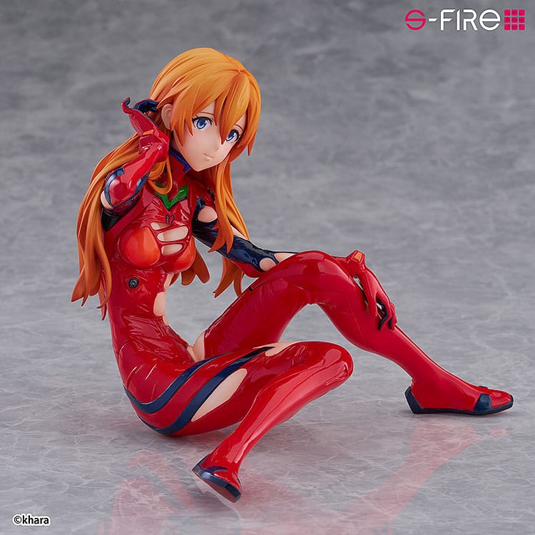 Rebuild of Evangelion statuette S-Fire PVC 1/7 Asuka Langley 12 cm