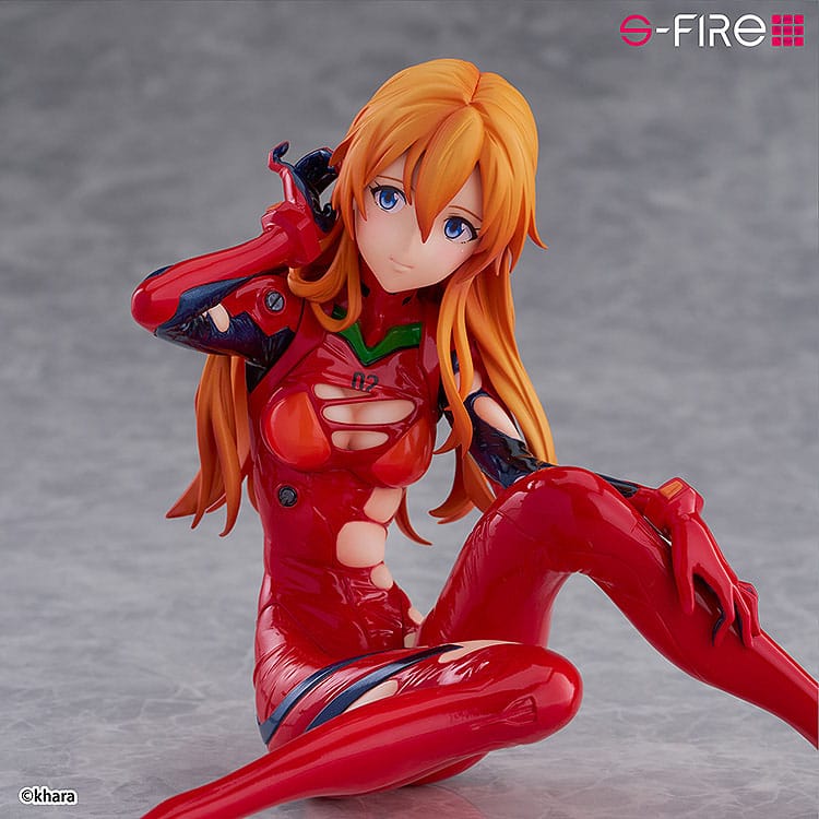Rebuild of Evangelion statuette S-Fire PVC 1/7 Asuka Langley 12 cm