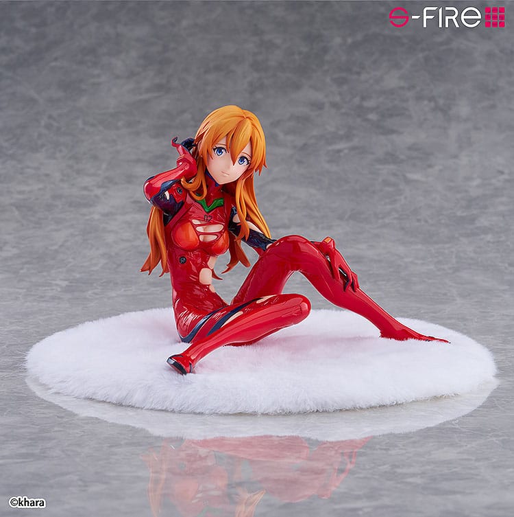 Rebuild of Evangelion statuette S-Fire PVC 1/7 Asuka Langley 12 cm