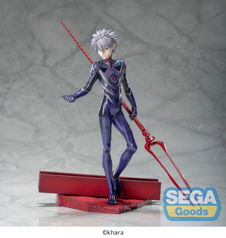 Evangelion: 3.0+1.0 Thrice Upon a Time statuette Luminasta PVC Kaworu Nagisa x Spear of Longinus 21 cm