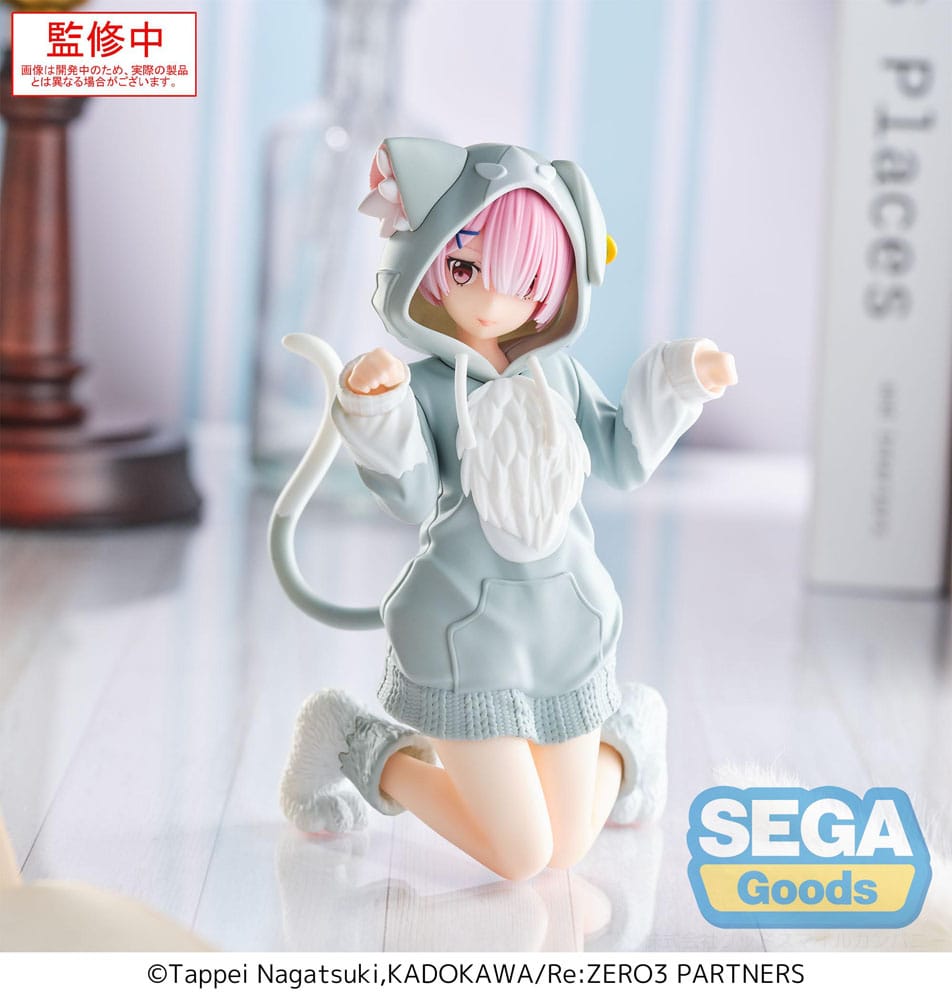 Re:Zero Starting Life in Another World statuette PVC Yumemirize Ram Mofumofu Pack 11 cm