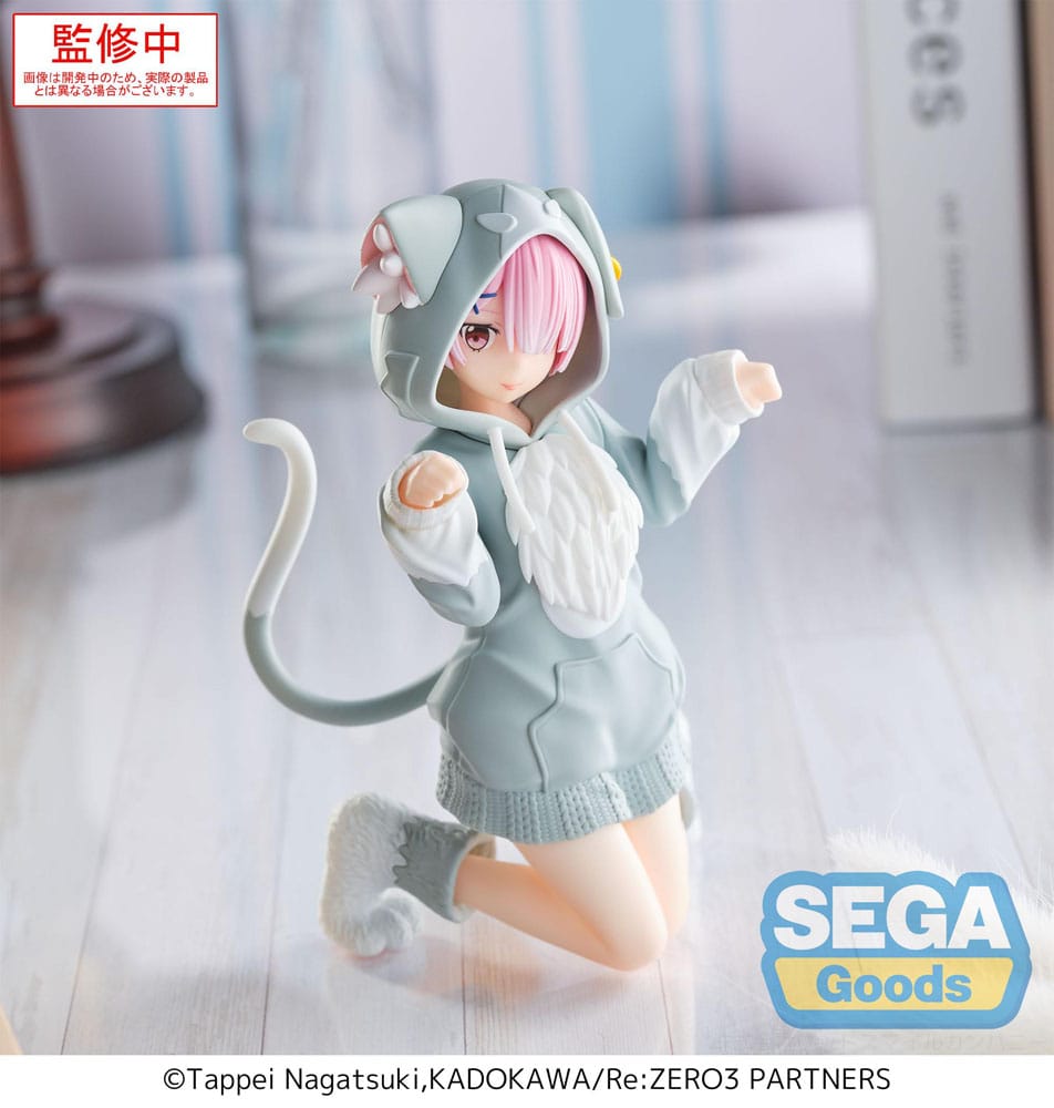 Re:Zero Starting Life in Another World statuette PVC Yumemirize Ram Mofumofu Pack 11 cm