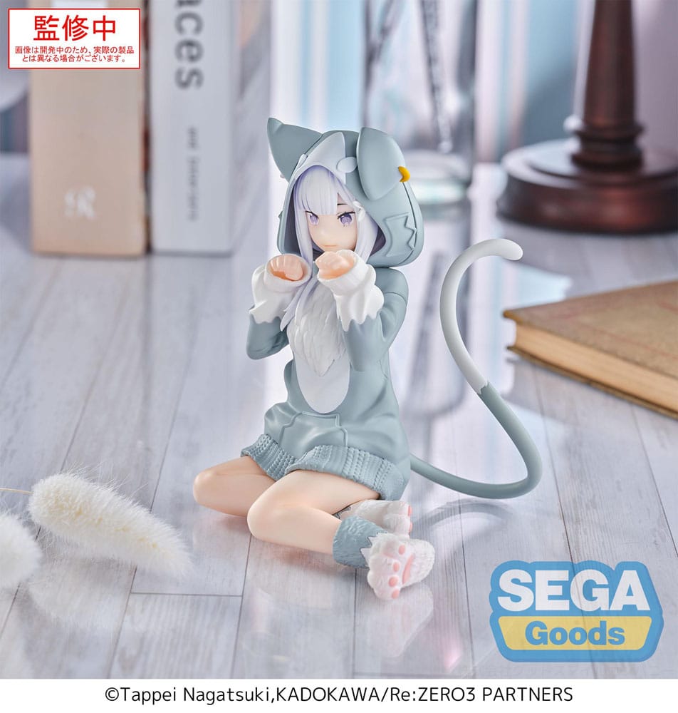 Re:Zero Starting Life in Another World statuette PVC Yumemirize Emilia Mofumofu Pack 11 cm