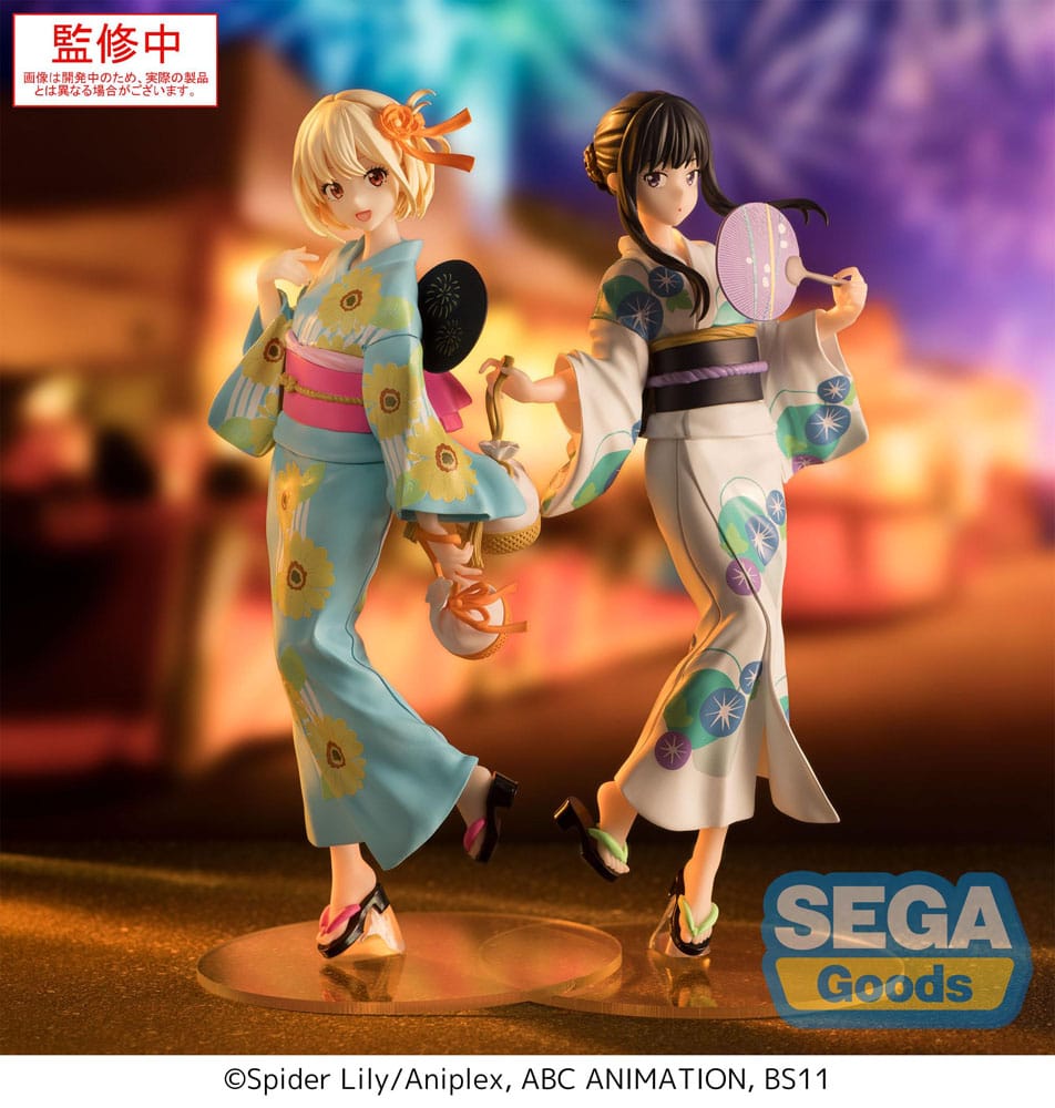 Lycoris Recoil statuette Luminasta PVC Chisato Nishikigi Festival in Yukata 19 cm
