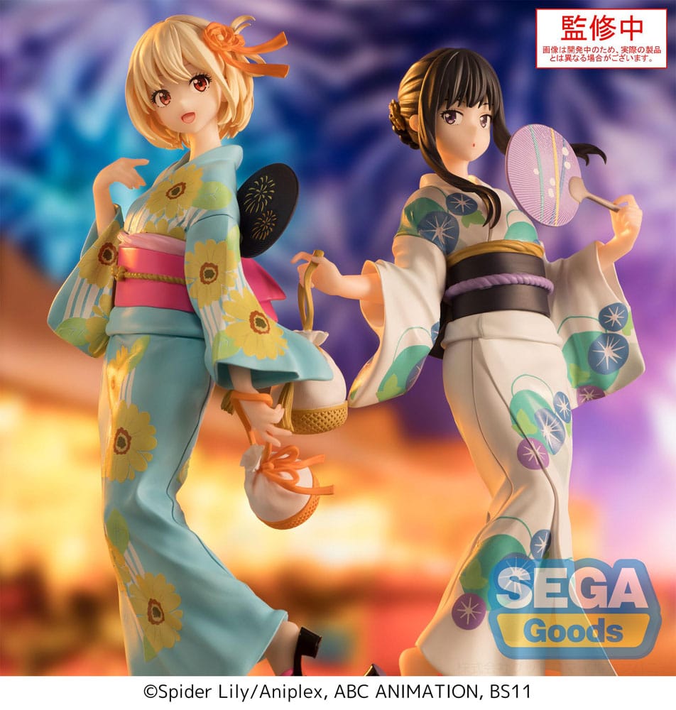 Lycoris Recoil statuette Luminasta PVC Chisato Nishikigi Festival in Yukata 19 cm