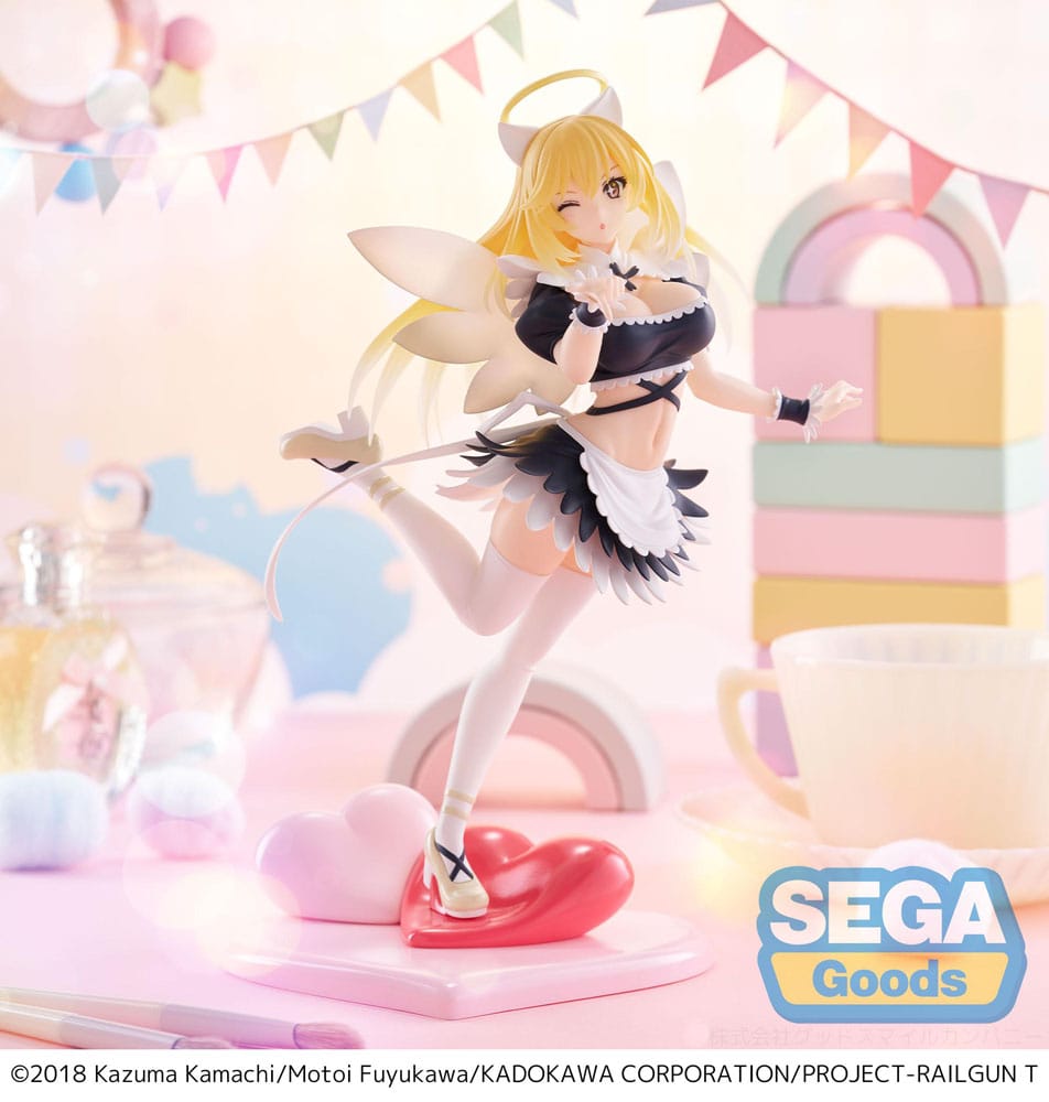 A Certain Scientific Railgun T statuette Luminasta PVC Misaki Shokuhou Fallen Angel Maid 20 cm