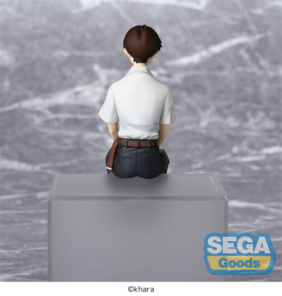 Rebuild of Evangelion statuette PVC PM Perching Shinji Ikari Evangelion New Theatrical Edition 14 cm