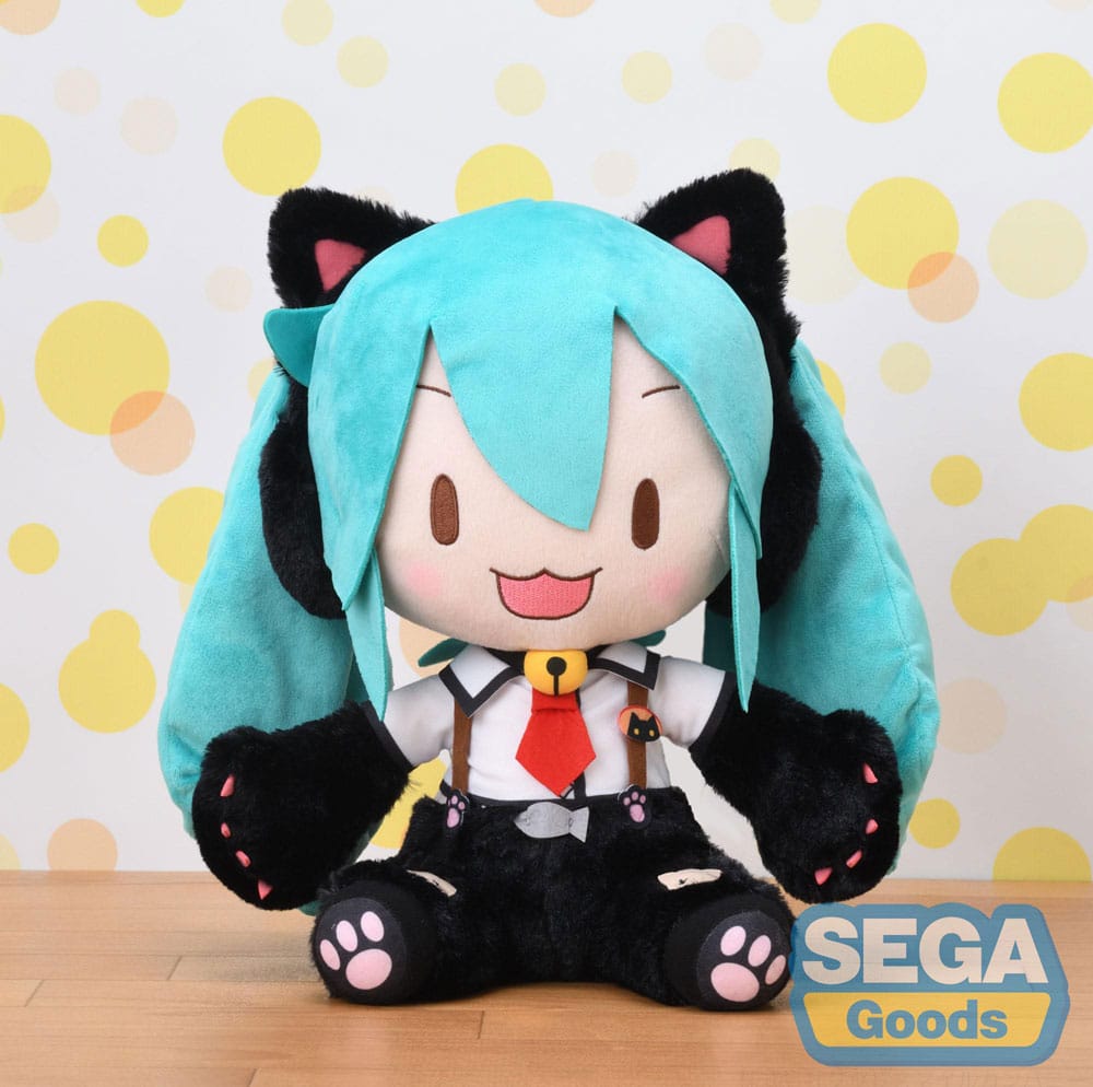 Hatsune Miku Project Diva Arcade Future Tone peluche Fuwa Petit Hatsune Miku Kitty Cat LL 30 cm