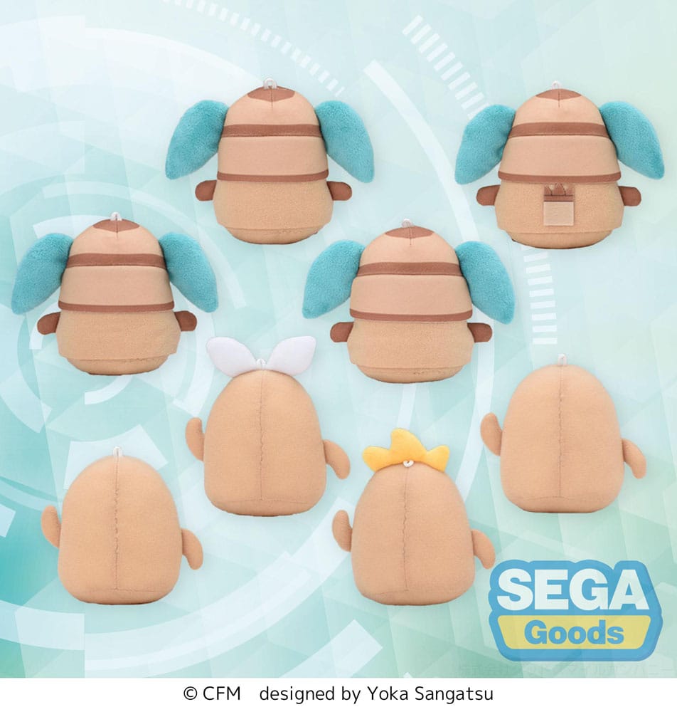 Piapro Characters assortiment boîte-mystère porte-clés peluche fuwa petit Hatsune Miku Series Haniwa 10 cm (8)